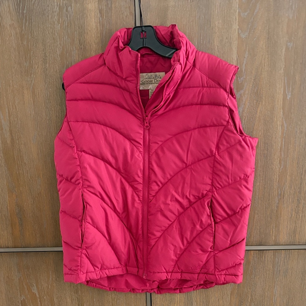 Cabela's Red Quilted Vest